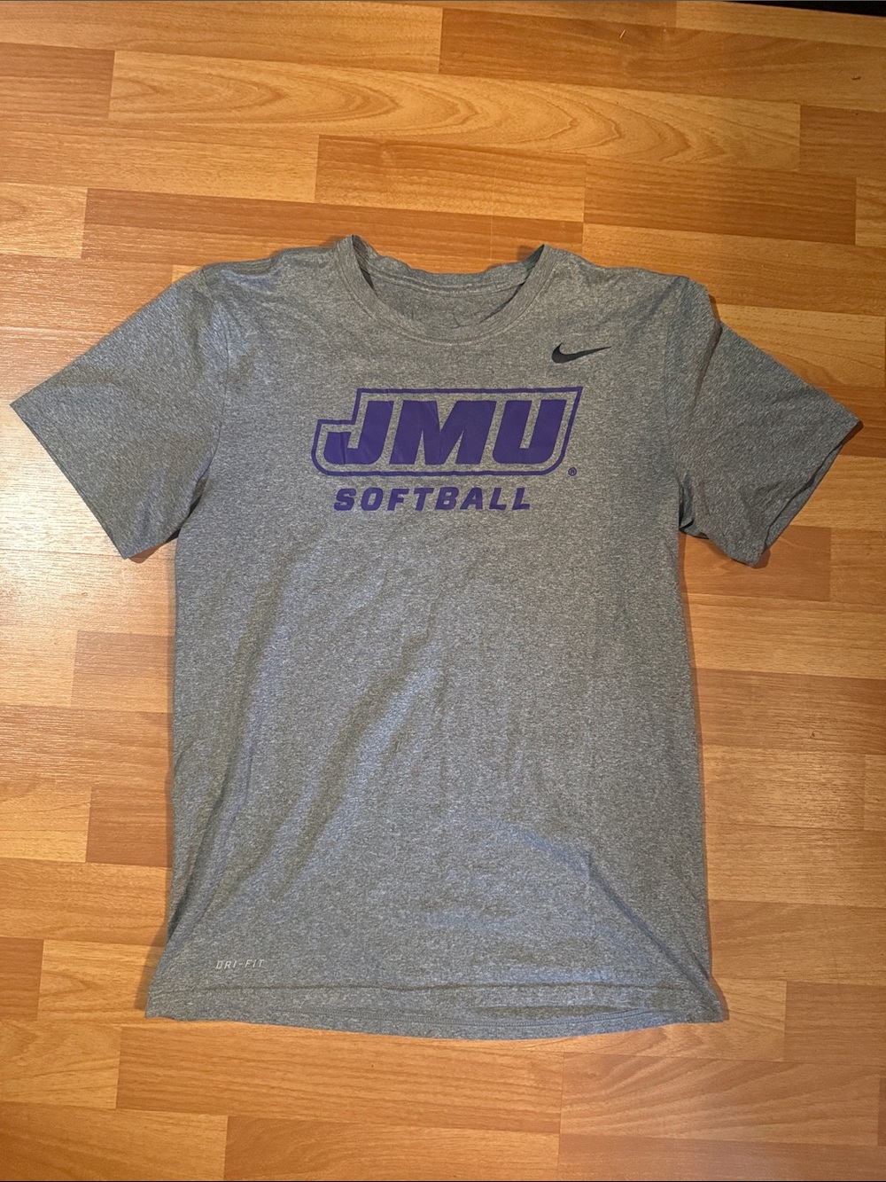 JMU Softball Nike Gray T